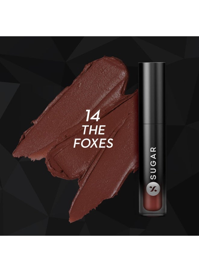 SUGAR Cosmetics Mousse Muse Lip Cream | Lasts 24+ Hrs | Creamy Mousse Lipstick | Waterproof & Smudgeproof | 5ml - 14 The Foxes - Image 2